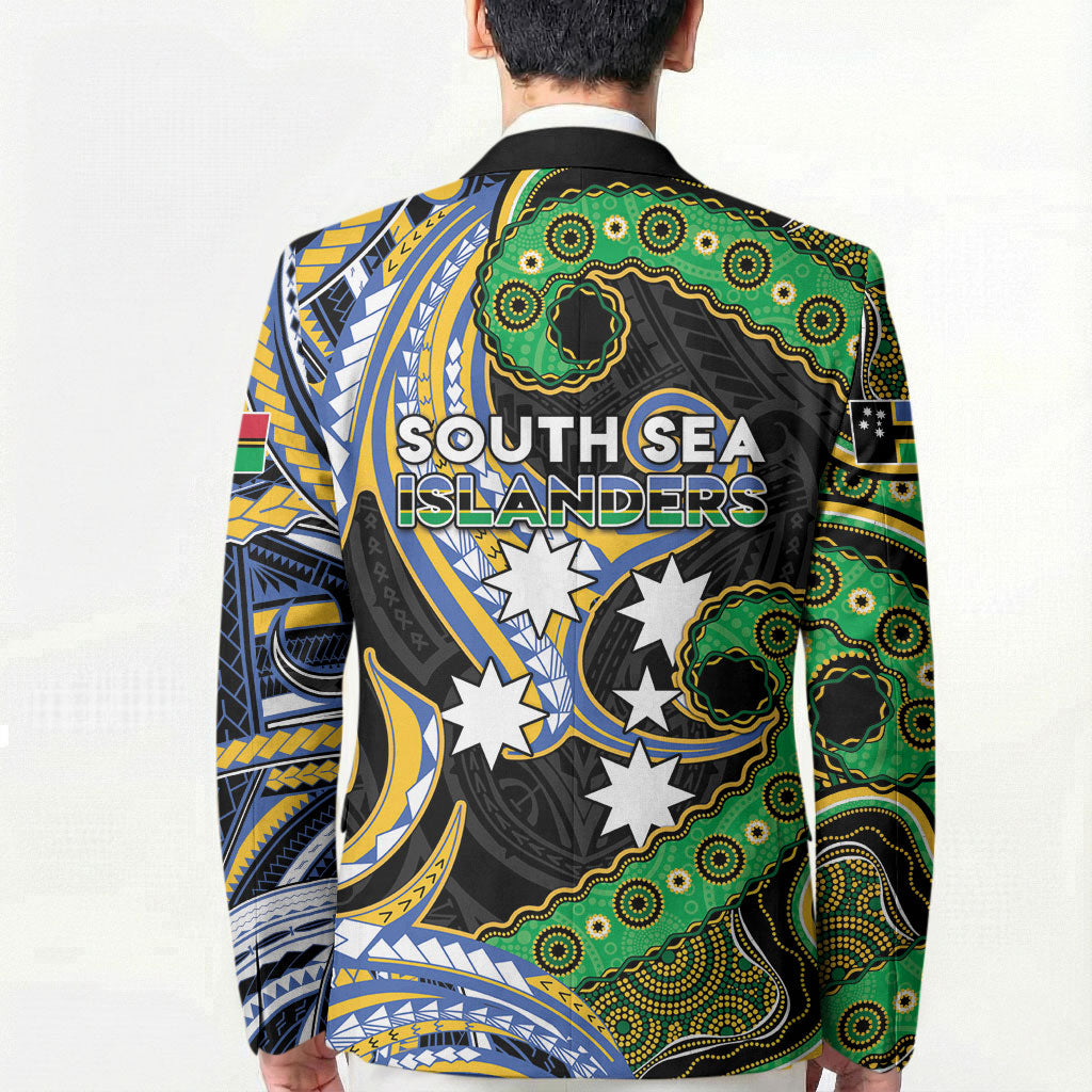 South Sea Islanders And Vanuatu Blazer Boar Tusk Warrior Southern Tribal Pattern DT05 - Polynesian Pride