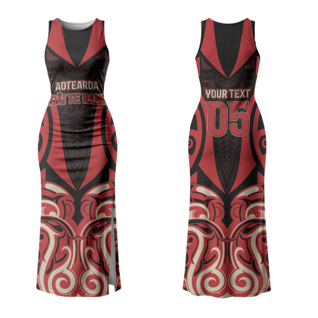 Custom Aotearoa Ngai Te Rangi Couples Matching Tank Maxi Dress and Hawaiian Shirt New Zealand Traditional Maori Pattern DT05 - Polynesian Pride