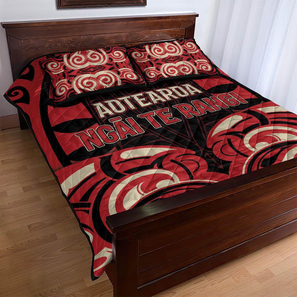 Aotearoa Ngai Te Rangi Quilt Bed Set New Zealand Traditional Maori Pattern DT05 - Polynesian Pride