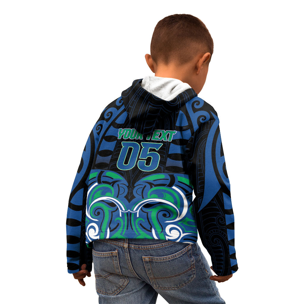 Custom Aotearoa Ngati Ranginui Kid Hoodie New Zealand Traditional Maori Pattern DT05 - Polynesian Pride