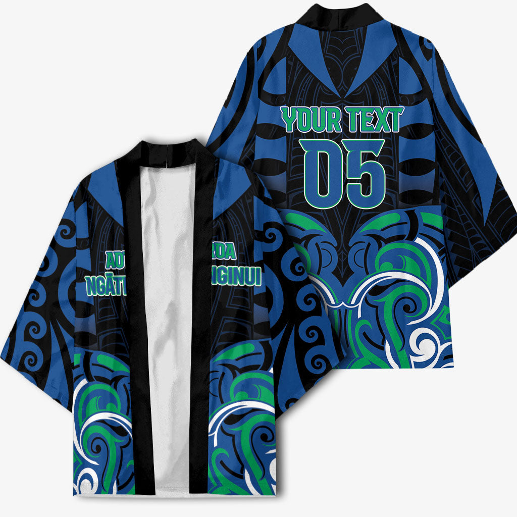 Custom Aotearoa Ngati Ranginui Kimono New Zealand Traditional Maori Pattern DT05 - Polynesian Pride