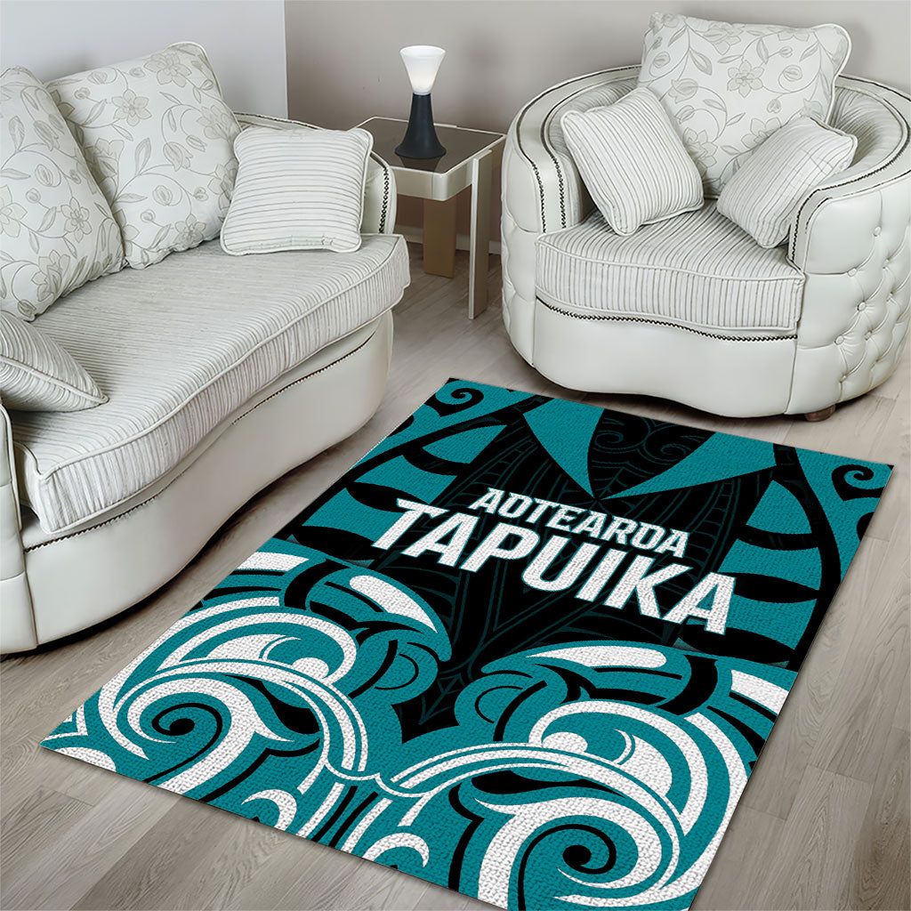 Aotearoa Tapuika Area Rug New Zealand Traditional Maori Pattern DT05 - Polynesian Pride