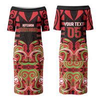Custom Aotearoa Ngati Maru Couples Matching Puletasi and Hawaiian Shirt New Zealand Traditional Maori Pattern DT05 - Polynesian Pride