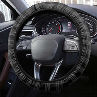 Black Palaka Hawaiian And Japanese Steering Wheel Cover Maneki Neko And Sakura Bloom
