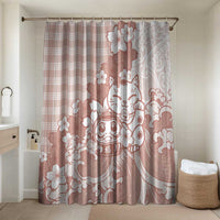 Beige Palaka Hawaiian And Japanese Bathroom Set Maneki Neko And Sakura Bloom