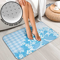 Blue Palaka Hawaiian And Japanese Bathroom Set Maneki Neko And Sakura Bloom