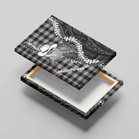 Black Hawaii Palaka Cowboy Turtle Canvas Wall Art Hawaiian Paniolo Puakenikeni Maile Lei