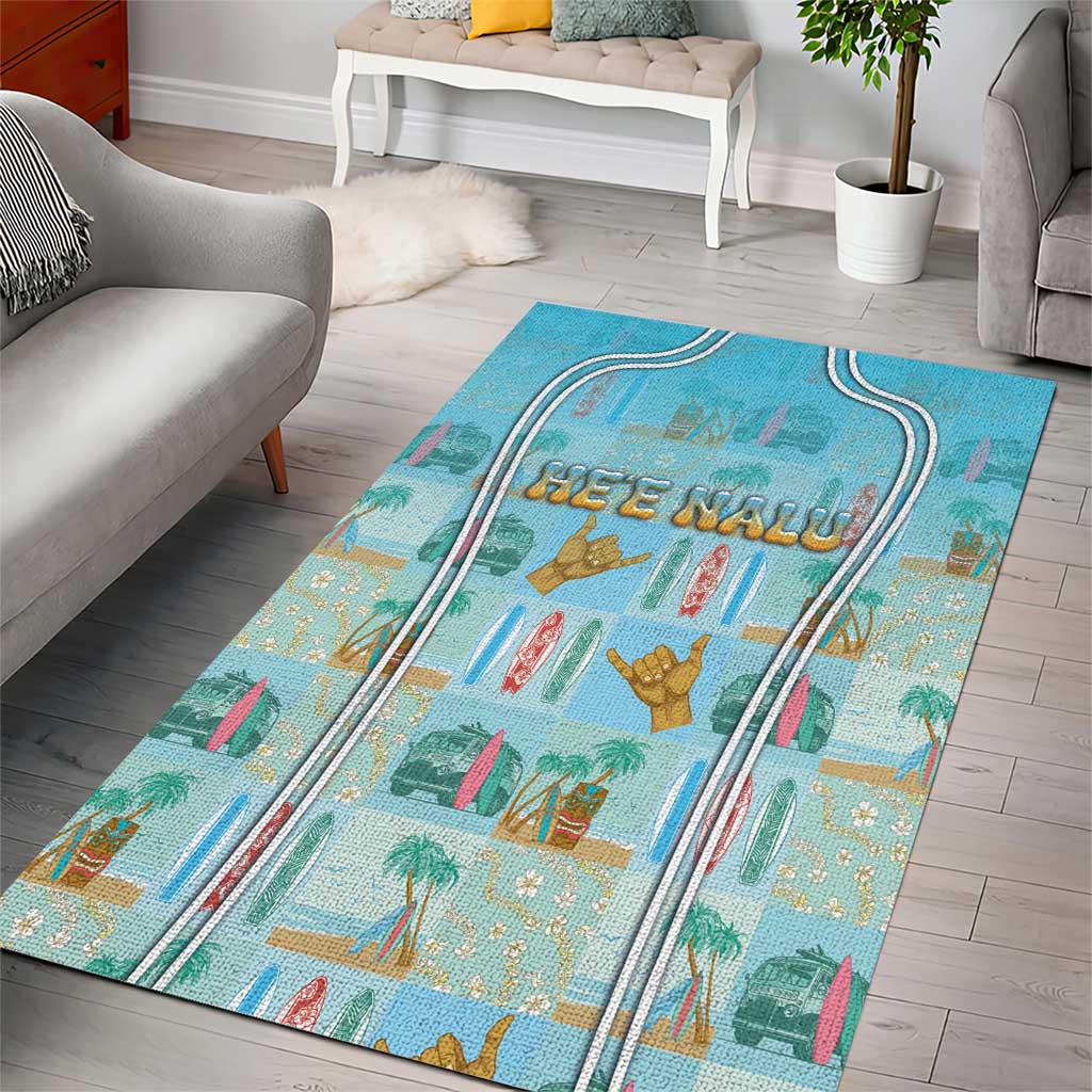 Hawaii Surfing Area Rug He'e Nalu DT05 - Polynesian Pride