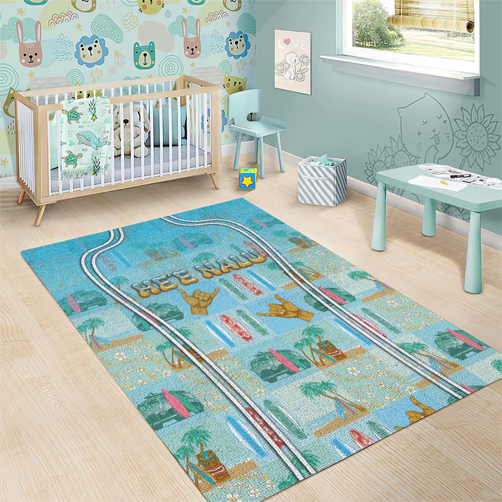 Hawaii Surfing Area Rug He'e Nalu DT05 - Polynesian Pride