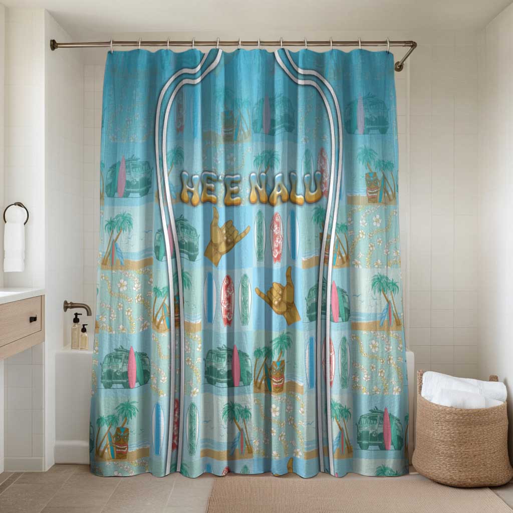 Hawaii Surfing Bathroom Set He'e Nalu