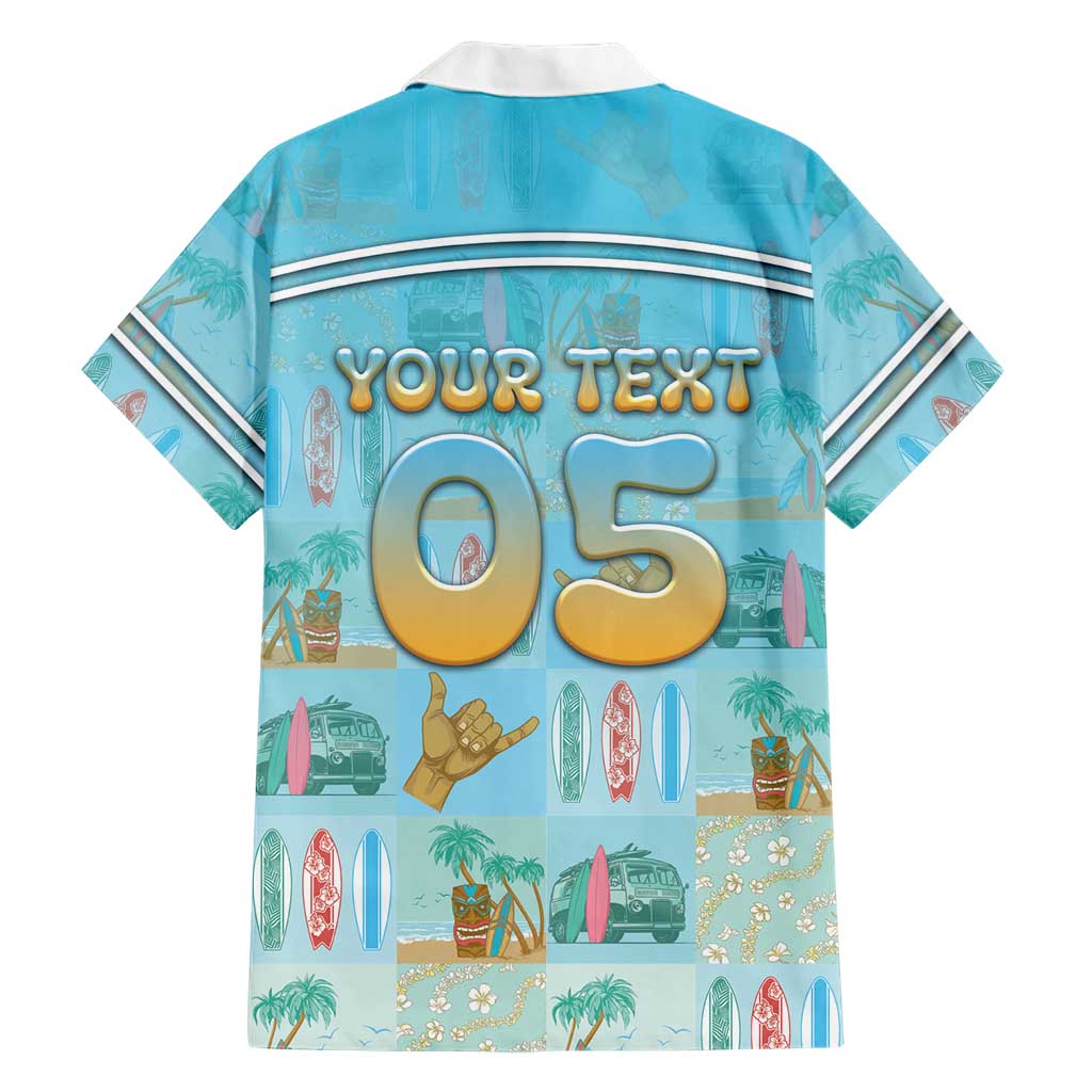 Custom Hawaii Surfing Family Matching Tank Maxi Dress and Hawaiian Shirt He'e Nalu