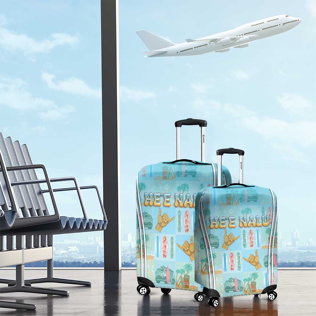 Hawaii Surfing Luggage Cover He'e Nalu DT05 - Polynesian Pride