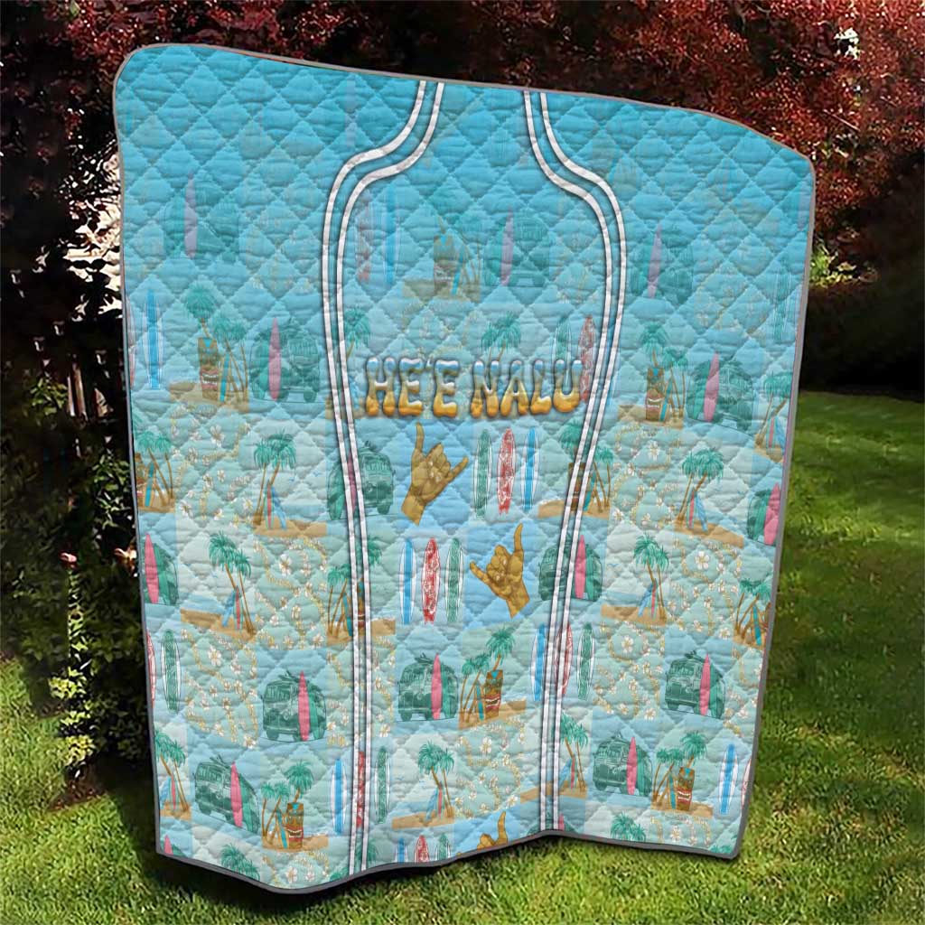 Hawaii Surfing Quilt He'e Nalu
