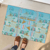 Hawaii Surfing Rubber Doormat He'e Nalu