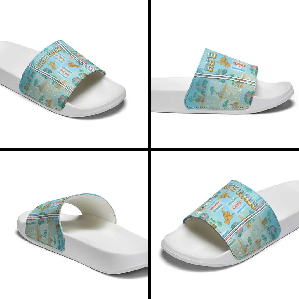 Hawaii Surfing Slide Sandals He'e Nalu DT05 - Polynesian Pride