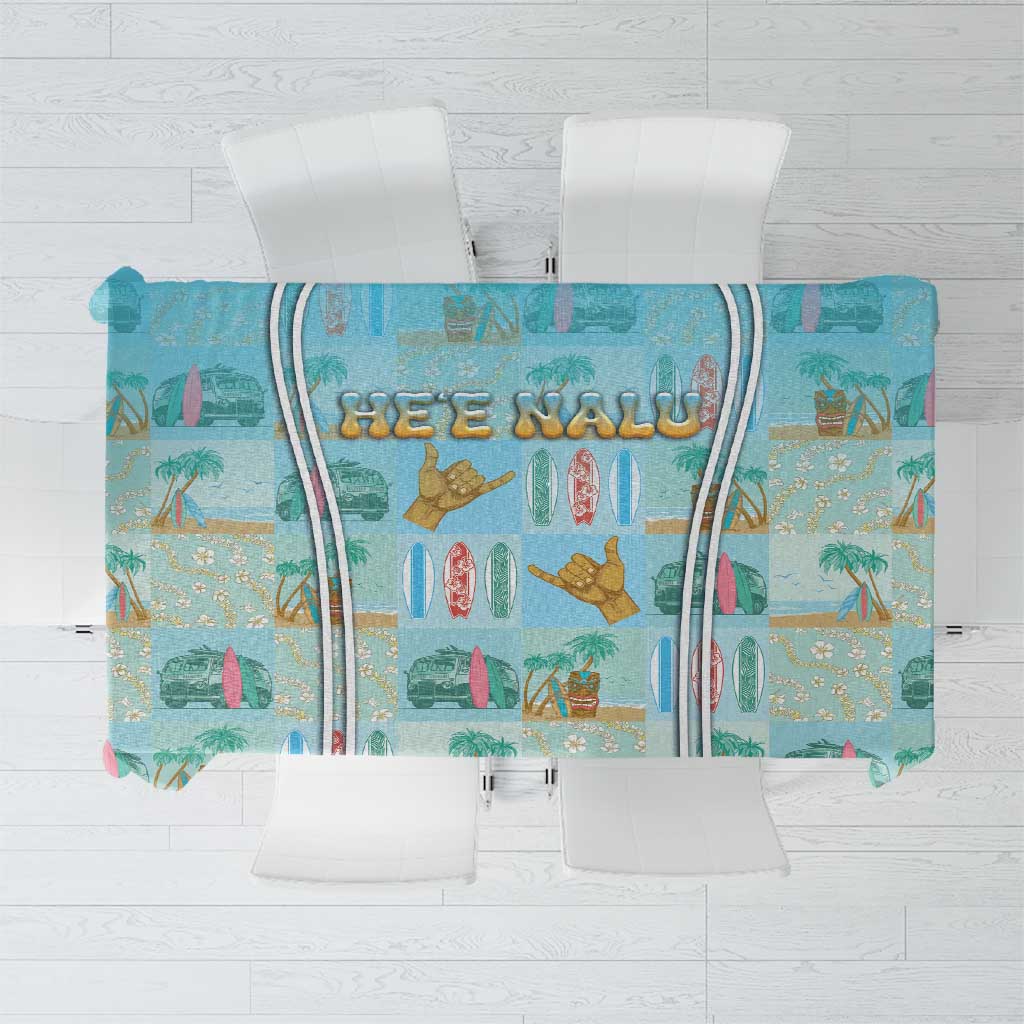 Hawaii Surfing Tablecloth He'e Nalu