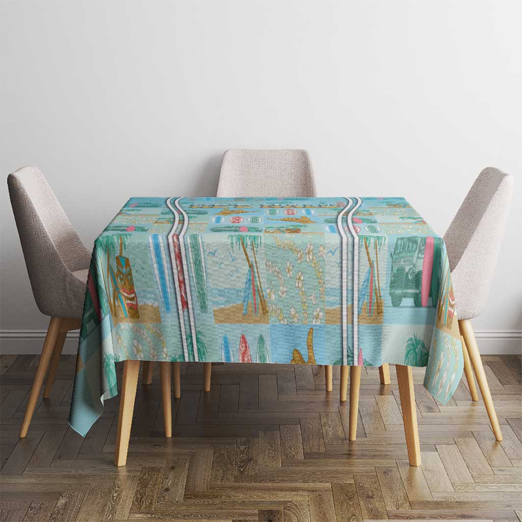 Hawaii Surfing Tablecloth He'e Nalu