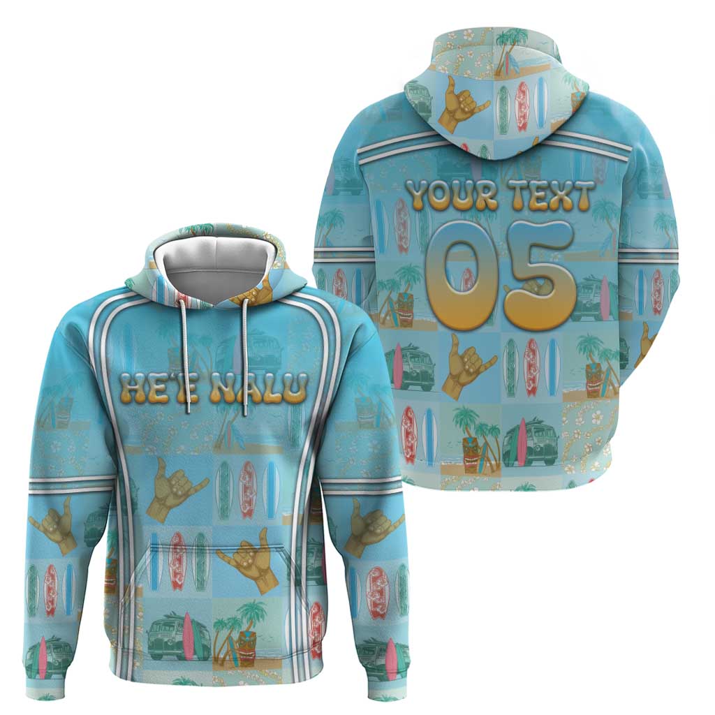 Custom Hawaii Surfing Zip Hoodie He'e Nalu DT05 - Polynesian Pride