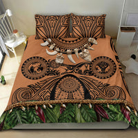 Polynesia Maui Tattoo Inspired Bedding Set Tropical Leaf Skirt Costume