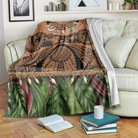Polynesia Maui Tattoo Inspired Blanket Tropical Leaf Skirt Costume