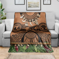 Polynesia Maui Tattoo Inspired Blanket Tropical Leaf Skirt Costume