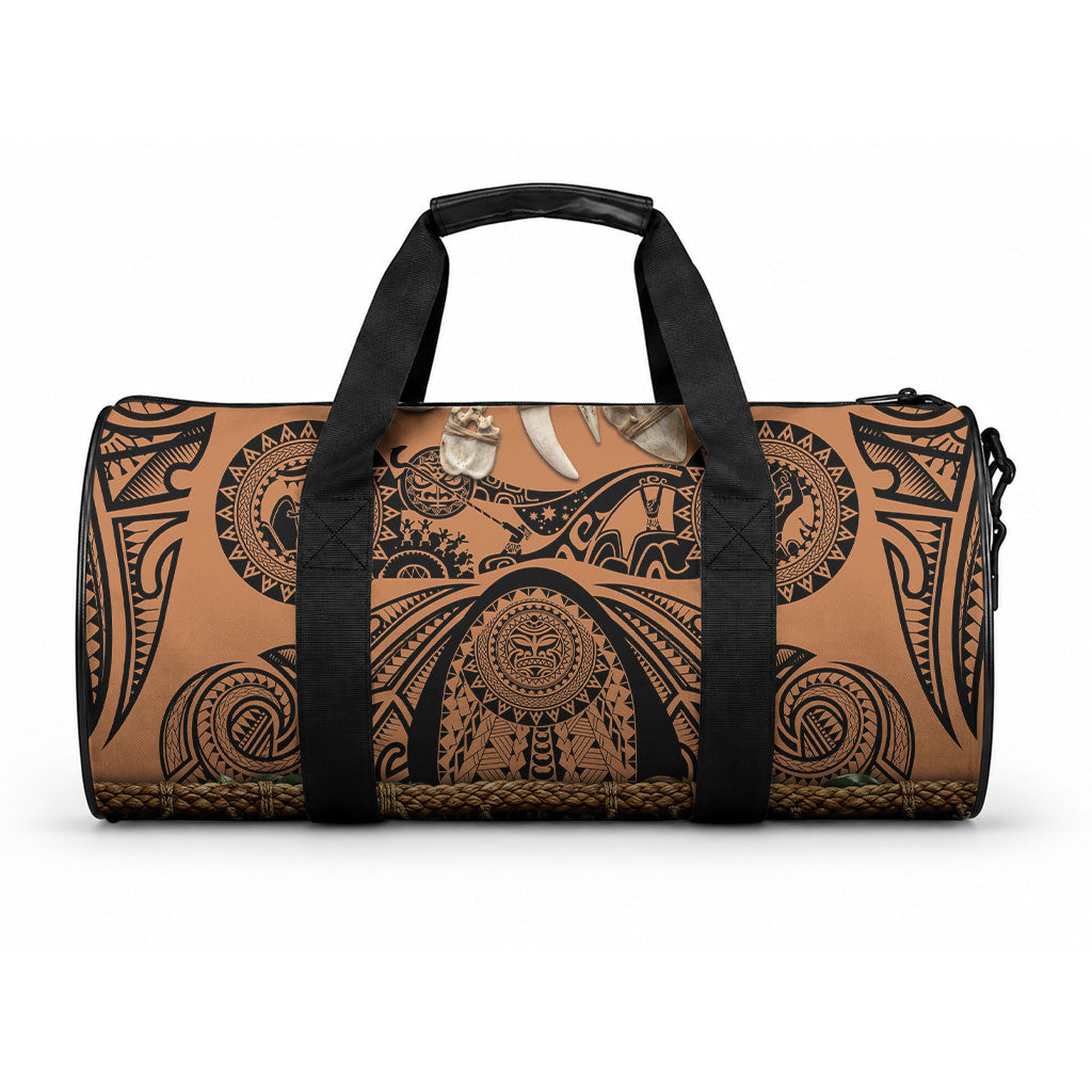Polynesia Maui Tattoo Inspired Duffle Bag Tropical Leaf Skirt Costume