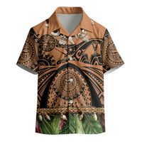 Polynesia Maui Tattoo Inspired Kid Hawaiian Shirt Tropical Leaf Skirt Costume