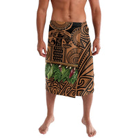 Polynesia Maui Tattoo Inspired Lavalava Tropical Leaf Skirt Costume