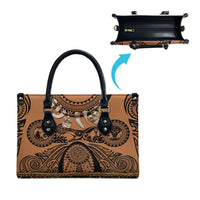 Polynesia Maui Tattoo Inspired Leather Bag Tropical Leaf Skirt Costume