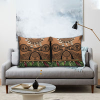Polynesia Maui Tattoo Inspired Pillow Cover Tropical Leaf Skirt Costume