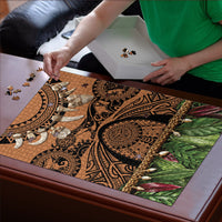 Polynesia Maui Tattoo Inspired Puzzle Tropical Leaf Skirt Costume