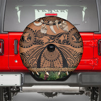 Polynesia Maui Tattoo Inspired Spare Tire Cover Tropical Leaf Skirt Costume