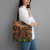 Polynesia Maui Tattoo Inspired Tote Bag Tropical Leaf Skirt Costume