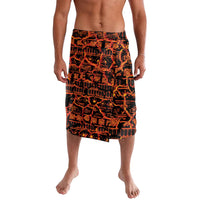Polynesia Lava Monster Cosplay Lavalava Fiery Glowing Volcano Crack Pattern