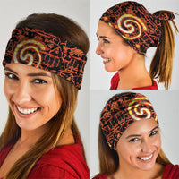Polynesia Lava Monster Cosplay Neck Gaiter Fiery Glowing Volcano Crack Pattern