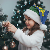 Solomon Islands Christmas Santa Hat Seashell Xmas Tree Tribal Waves - Polynesian Pride