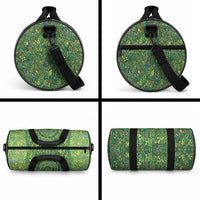 Polynesia Mother Nature Duffle Bag Glowing Heart Spiral Tropical Vine Floral