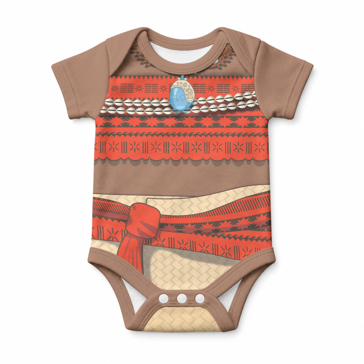 Polynesia Ocean Princess Inspired Cosplay Costume Baby Onesie