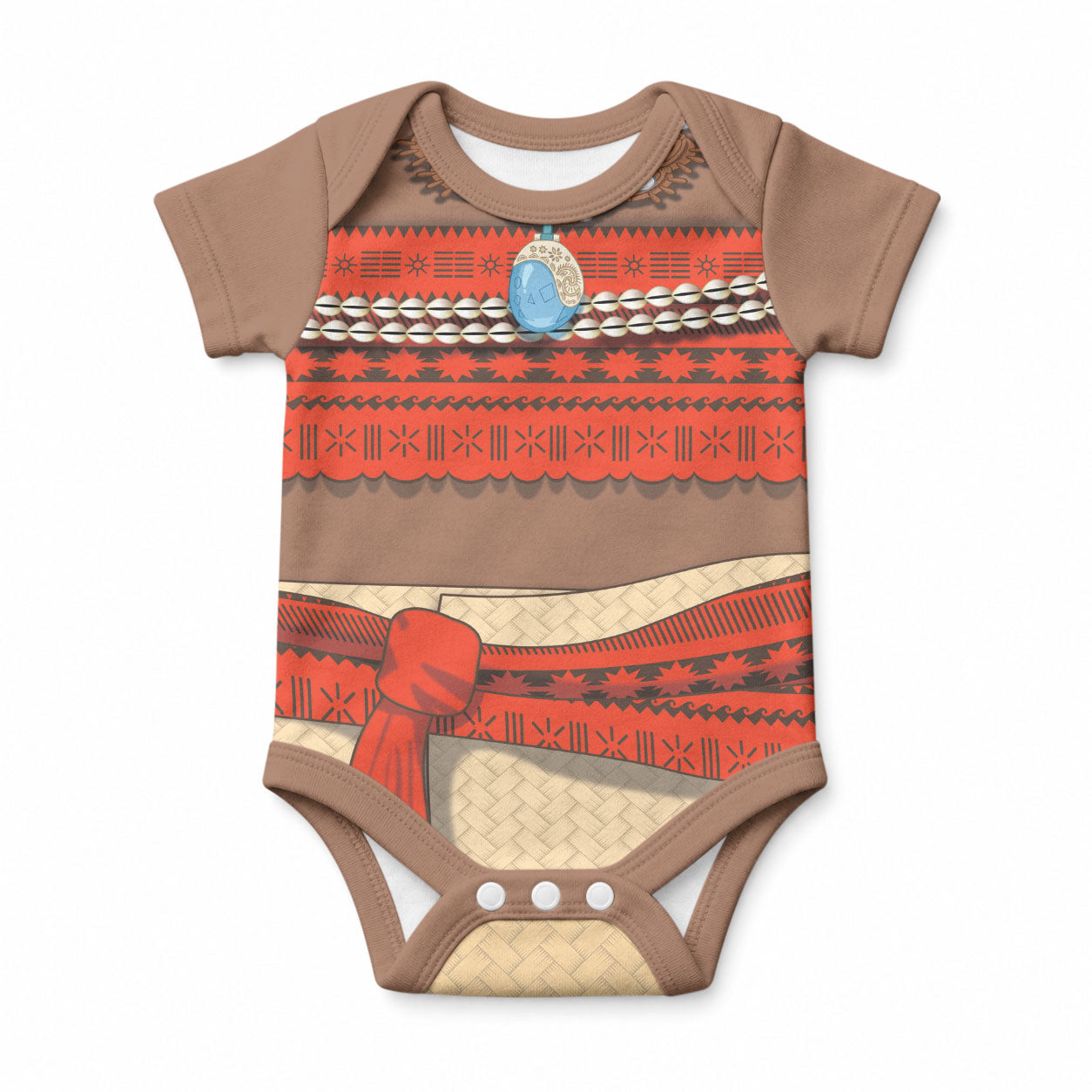 Polynesia Ocean Princess Inspired Cosplay Costume Baby Onesie