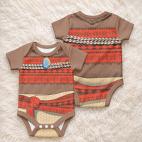 Polynesia Ocean Princess Inspired Cosplay Costume Baby Onesie