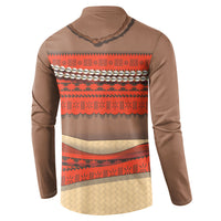 Polynesia Ocean Princess Inspired Cosplay Costume Button Sweatshirt