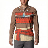 Polynesia Ocean Princess Inspired Cosplay Costume Button Sweatshirt
