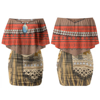 Polynesia Ocean Princess Inspired Cosplay Costume Couples Matching Off Shoulder Short Dress and Hawaiian Shirt