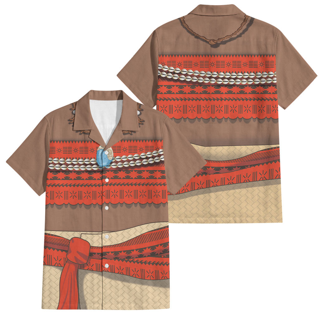 Polynesia Ocean Princess Inspired Cosplay Costume Family Matching Mermaid Dress and Hawaiian Shirt