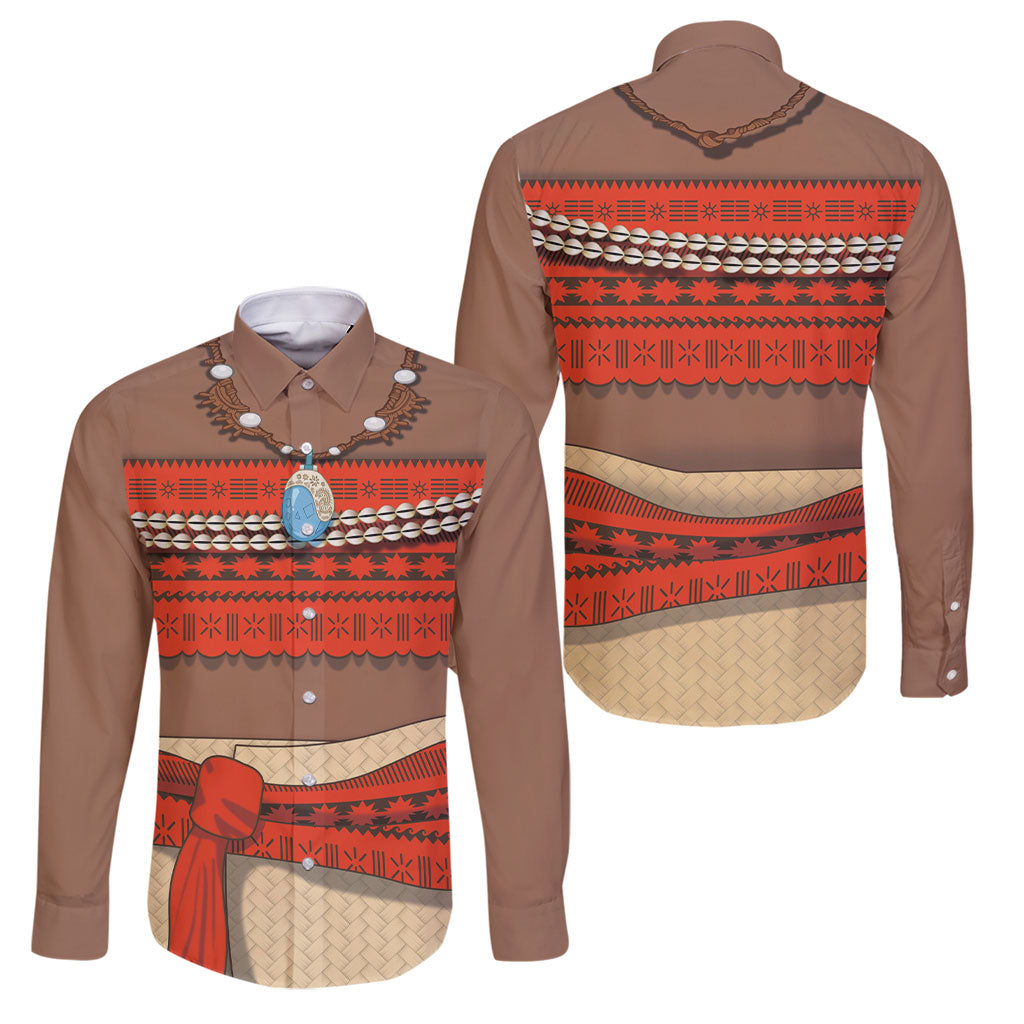 Polynesia Ocean Princess Inspired Cosplay Costume Family Matching Puletasi and Hawaiian Shirt