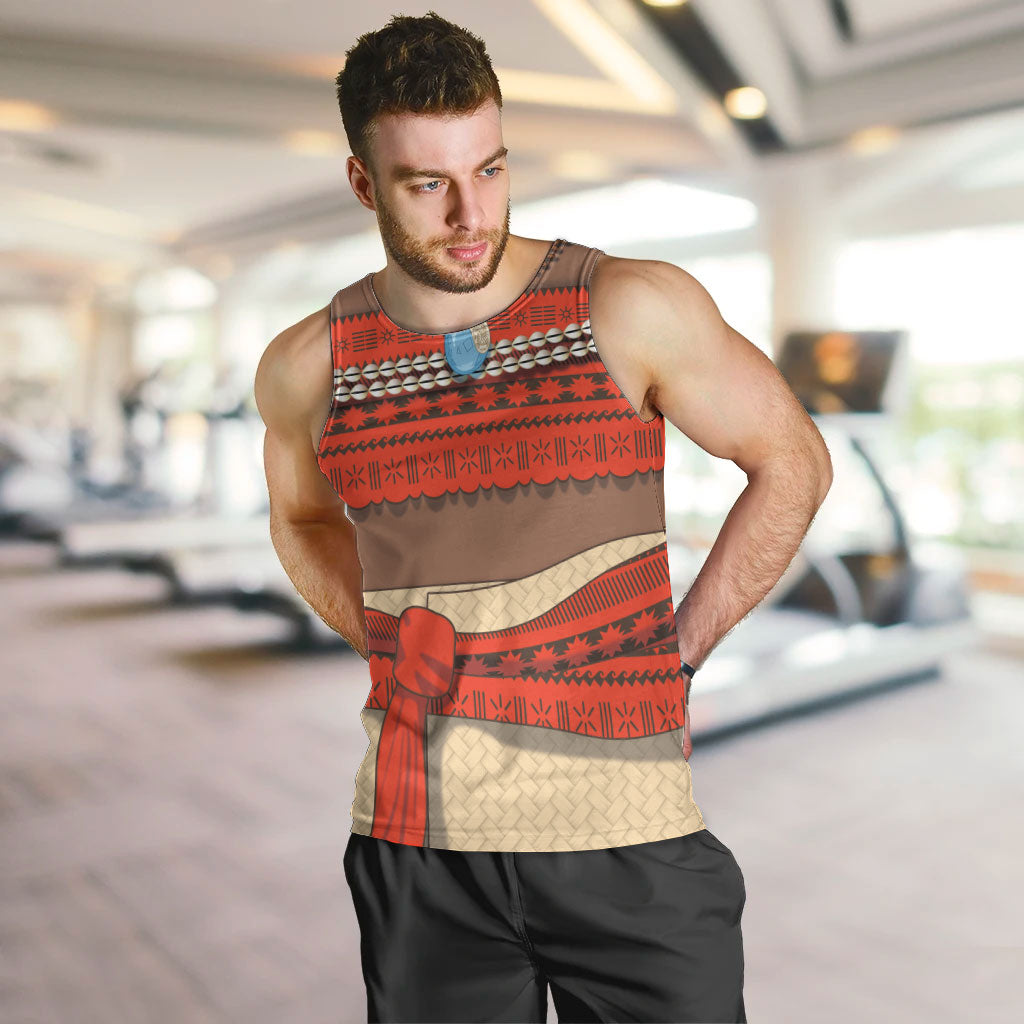 Polynesia Ocean Princess Inspired Cosplay Costume Men Tank Top