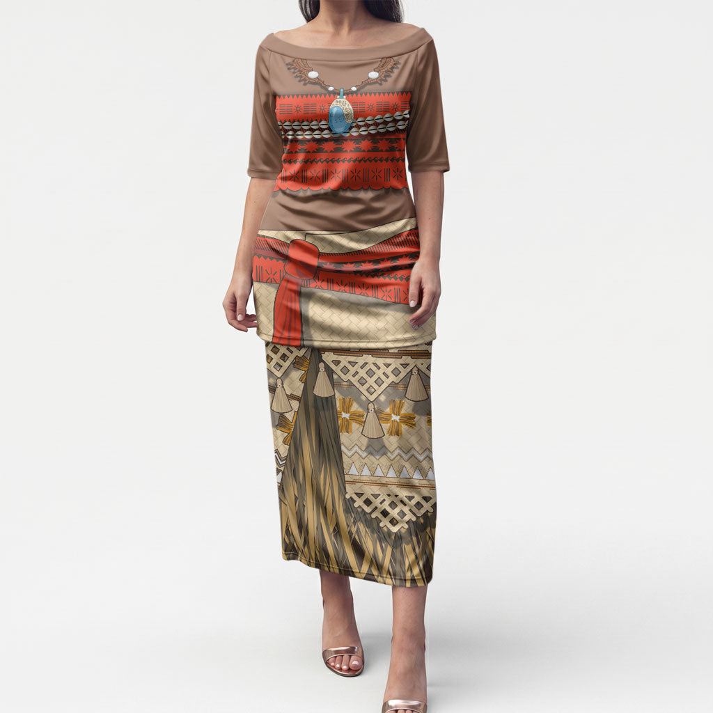 Polynesia Ocean Princess Inspired Cosplay Costume Puletasi