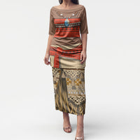 Polynesia Ocean Princess Inspired Cosplay Costume Puletasi