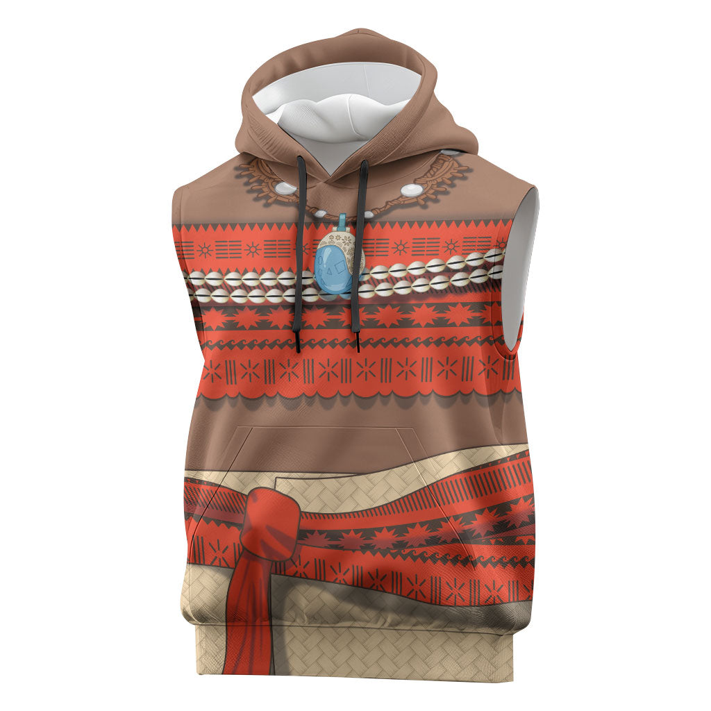 Polynesia Ocean Princess Inspired Cosplay Costume Sleeveless Hoodie