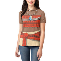 Polynesia Ocean Princess Inspired Cosplay Costume Women Polo Shirt